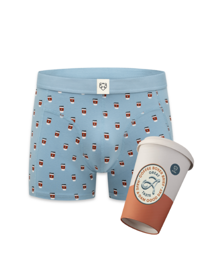 Boxershort in coffee cup