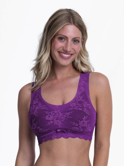Essential lace voorgevormde bralette zonder beugel AW26